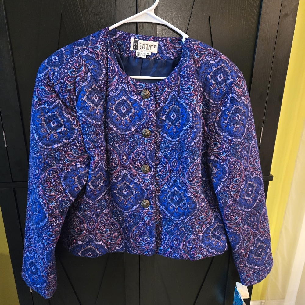 SK& Company Paisley Patterned Jacket